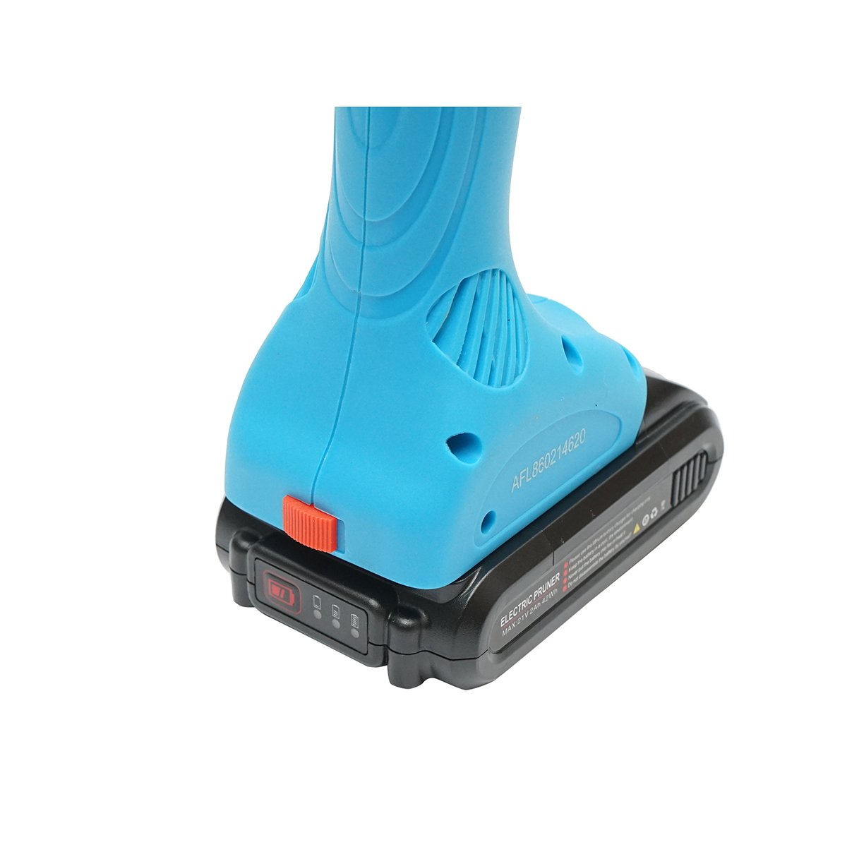 Foarfeca de gradina electrica 970W cu 2 acumulatori Li-ion 21V, diametru 0-30mm